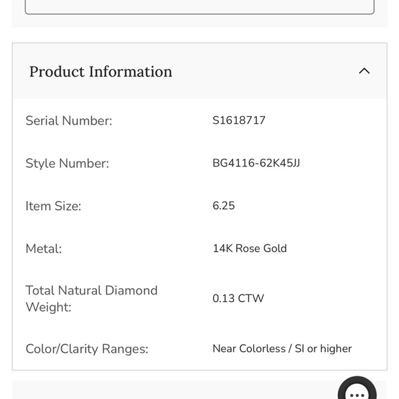 Preloved Authentic Gabriel & Co 14k rose gold bujukan cuff bracelet. - Picture 8 of 8